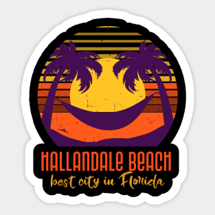 Hallandale Beach Best City In Florida Sticker